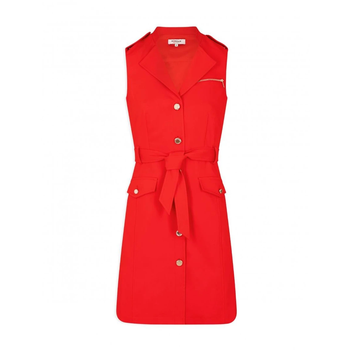 MORGAN Robe Droite Boutonnée Ceinturée | 3 SUISSES 5 MORGAN Robe Droite Boutonnée Ceinturée | 3 SUISSES – Image 3