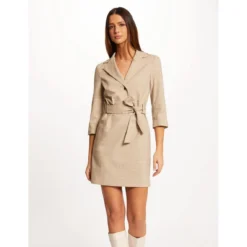 MORGAN Robe Droite Ceinturée à Carreaux | 3 SUISSES