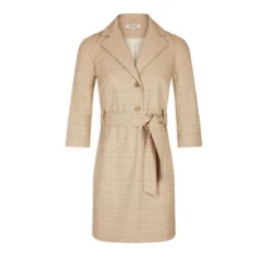 MORGAN Robe Droite Ceinturée à Carreaux | 3 SUISSES -Promos Robe Mirage Magasin robe droite ceinturee a carreaux beige 3507728 6982696 96 1140x1140