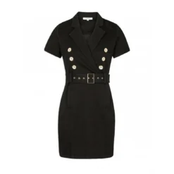 MORGAN Robe Droite Ceinturée Avec Boutons | 3 SUISSES -Promos Robe Mirage Magasin robe droite ceinturee avec boutons noir 3274072 5865870 70 1140x1140