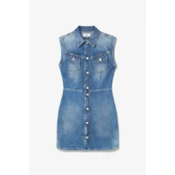 LE TEMPS DES CERISES Robe Droite En Jeans DIDEROT | 3 SUISSES -Promos Robe Mirage Magasin robe droite en jeans diderot 3518266 7028996 96 1140x1140