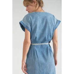 LE TEMPS DES CERISES Robe Droite En Jeans EOURRE | 3 SUISSES 12 LE TEMPS DES CERISES Robe Droite En Jeans EOURRE | 3 SUISSES -Promos Robe Mirage Magasin robe droite en jeans eourre 3518254 7028906 6 1140x1140