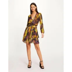 MORGAN Robe Droite Fluide Imprimé Abstrait | 3 SUISSES -Promos Robe Mirage Magasin robe droite fluide imprime abstrait multico 3508426 6985772 72 1140x1140