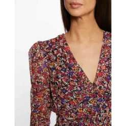 MORGAN Robe Droite Fluide Imprimé Floral | 3 SUISSES -Promos Robe Mirage Magasin robe droite fluide imprime floral multico 3508824 6987452 52 1140x1140