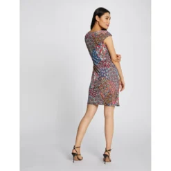 MORGAN Robe Droite Imprimé Abstrait | Robe Courte 3 SUISSES -Promos Robe Mirage Magasin robe droite imprime abstrait 3214725 3 1140x1140