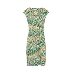 MORGAN Robe Droite Imprimé Chevron | 3 SUISSES -Promos Robe Mirage Magasin robe droite imprime chevron vert 3393238 6377524 24 1140x1140