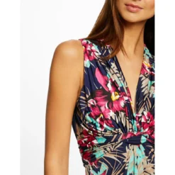 MORGAN Robe Droite Imprimé Floral | 3 SUISSES -Promos Robe Mirage Magasin robe droite imprime floral marine 3507940 6983716 16 1140x1140