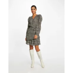 MORGAN Robe Droite Imprimé Géométrique | 3 SUISSES -Promos Robe Mirage Magasin robe droite imprime geometrique noir 3417800 6523414 14 1140x1140