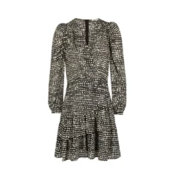 MORGAN Robe Droite Imprimé Géométrique | 3 SUISSES -Promos Robe Mirage Magasin robe droite imprime geometrique noir 3417800 6523416 16 1140x1140