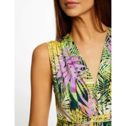 MORGAN Robe Droite Imprimé Végétal | 3 SUISSES -Promos Robe Mirage Magasin robe droite imprime vegetal multico 3507578 6981990 90 1140x1140