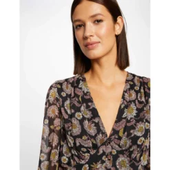 MORGAN Robe Droite Manches 3/4 Imprimé Végétal MULTICO | 3 SUISSES -Promos Robe Mirage Magasin robe droite manches 34 imprime vegetal multico 3433558 6615660 60 1140x1140
