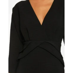 MORGAN Robe Droite Manches 3/4 | 3 SUISSES -Promos Robe Mirage Magasin robe droite manches 34 noir 3417792 6523390 90 1140x1140