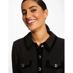 MORGAN Robe Droite Manches 3/4 NOIR | 3 SUISSES -Promos Robe Mirage Magasin robe droite manches 34 noir 3431274 6601846 46 1140x1140