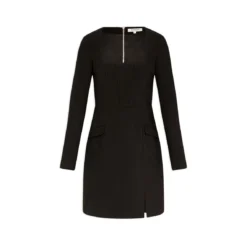 MORGAN Robe Droite Manches Longues | 3 SUISSES -Promos Robe Mirage Magasin robe droite manches longues noir 3473918 6855380 80 1140x1140