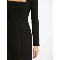 MORGAN Robe Droite Manches Longues | 3 SUISSES -Promos Robe Mirage Magasin robe droite manches longues noir 3473918 6855382 82 1140x1140