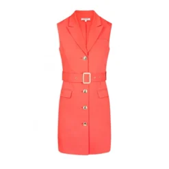MORGAN Robe Droite Sans Manches Ceinturée | 3 SUISSES -Promos Robe Mirage Magasin robe droite sans manches ceinturee rouge 3392882 6376062 62 1140x1140