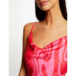 MORGAN Robe Droite Satin Imprimé Abstrait | 3 SUISSES -Promos Robe Mirage Magasin robe droite satin imprime abstrait multico 3517700 7024338 38 1140x1140