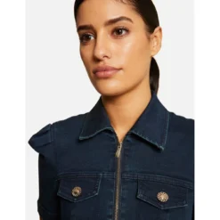 MORGAN Robe Droite Zippée Ceinturée En Jean | 3 SUISSES -Promos Robe Mirage Magasin robe droite zippee ceinturee en jean jean brut 3507758 6982838 38 1140x1140