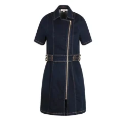 MORGAN Robe Droite Zippée En Jean | 3 SUISSES -Promos Robe Mirage Magasin robe droite zippee en jean jean brut 3506864 6978814 14 1140x1140