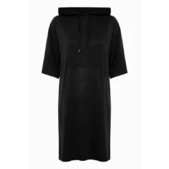 B.young Robe Uni En Jersey Noir | 3 SUISSES
