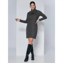 Robe En Tricot Avec Galons Sur Le Devant | 3 SUISSES