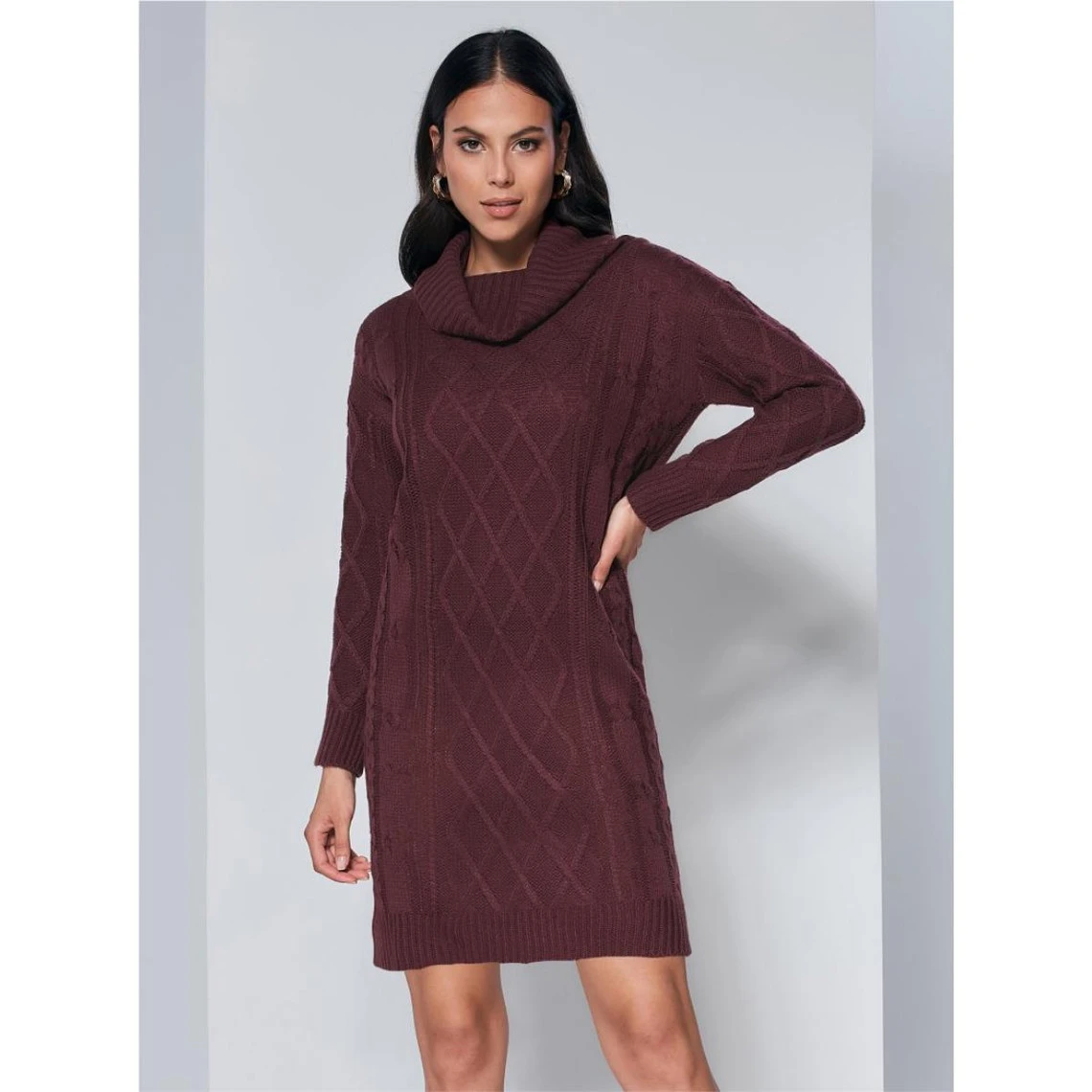 Robe En Tricot Avec Galons Sur Le Devant | 3 SUISSES 4 Robe En Tricot Avec Galons Sur Le Devant | 3 SUISSES – Image 2