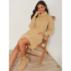 Robe En Tricot Avec Poches En Plastron | 3 SUISSES