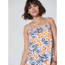 Robe évasée à Bretelles Imprimée | 3 SUISSES -Promos Robe Mirage Magasin robe evasee a bretelles imprimee 3411684 6496492 92 1140x1140