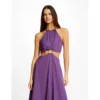 MORGAN Robe évasée Avec Anneau Et Ouvertures | 3 SUISSES -Promos Robe Mirage Magasin robe evasee avec anneau et ouvertures violet fonce 3508216 6984854 54 1140x1140