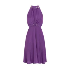 MORGAN Robe évasée Avec Anneau Et Ouvertures | 3 SUISSES -Promos Robe Mirage Magasin robe evasee avec anneau et ouvertures violet fonce 3508216 6984858 58 1140x1140