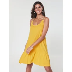 Robe évasée Avec Bretelles De Passementerie | 3 SUISSES -Promos Robe Mirage Magasin robe evasee avec bretelles de passementerie 3411662 6496404 4 1140x1140