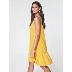 Robe évasée Avec Bretelles De Passementerie | 3 SUISSES -Promos Robe Mirage Magasin robe evasee avec bretelles de passementerie 3411662 6496406 6 1140x1140