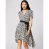 MORGAN Robe évasée Ceinturée Imprimé Floral | Robe Courte 3 SUISSES -Promos Robe Mirage Magasin robe evasee ceinturee imprime floral 3218903 1 1140x1140
