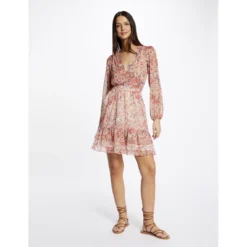 MORGAN Robe évasée Imprimé Floral | 3 SUISSES -Promos Robe Mirage Magasin robe evasee imprime floral multico 3509930 6993492 92 1140x1140