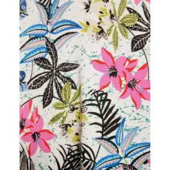 MORGAN Robe évasée Imprimé Végétal | 3 SUISSES -Promos Robe Mirage Magasin robe evasee imprime vegetal ecru 3256179 5786349 49 1140x1140