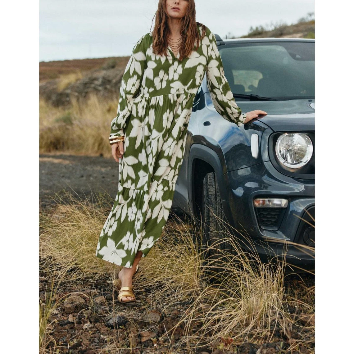 LA PETITE ETOILE Robe FLORAL - Vert | 3 SUISSES 3 LA PETITE ETOILE Robe FLORAL - Vert | 3 SUISSES