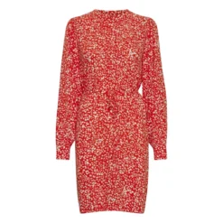 ICHI Robe IHCAROLINA DR - Rouge | 3 SUISSES -Promos Robe Mirage Magasin robe ihcarolina dr 3424702 6 1140x1140