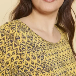 Robe Imprimée évasée Manches Longues Femme - Imprimé Jaune Moutarde | 3 SUISSES 7 Robe Imprimée évasée Manches Longues Femme - Imprimé Jaune Moutarde | 3 SUISSES -Promos Robe Mirage Magasin robe imprimee evasee manches longues femme imprime jaune moutarde 883231 2 1140x1140