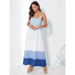 Robe Longue à Bretelles évasées Tie & Dye | 3 SUISSES