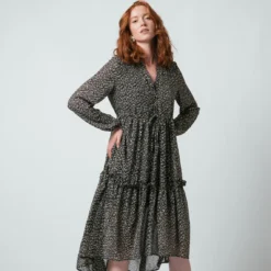 Robe Longue Boutonnée Jeanne | Robe Longue 3 SUISSES