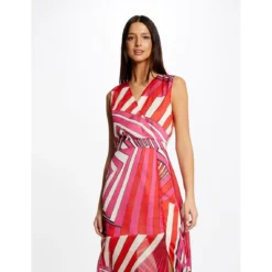 MORGAN Robe Longue Cintrée Imprimé Géométrique | 3 SUISSES