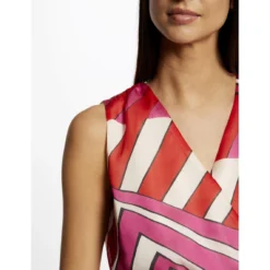 MORGAN Robe Longue Cintrée Imprimé Géométrique | 3 SUISSES -Promos Robe Mirage Magasin robe longue cintree imprime geometrique multico 3509884 6993250 50 1140x1140