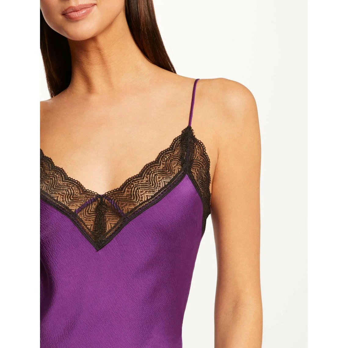 MORGAN Robe Longue Droite Avec Dentelle | 3 SUISSES 8 MORGAN Robe Longue Droite Avec Dentelle | 3 SUISSES – Image 6