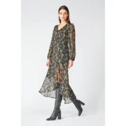 LE TEMPS DES CERISES Robe Longue Droite CHIC | 3 SUISSES -Promos Robe Mirage Magasin robe longue droite chic 3518206 7028598 98 1140x1140