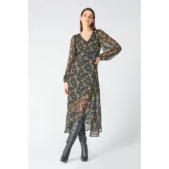 LE TEMPS DES CERISES Robe Longue Droite CHIC | 3 SUISSES -Promos Robe Mirage Magasin robe longue droite chic 3518206 7028604 4 1140x1140