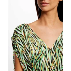 MORGAN Robe Longue Droite Imprimé Géométrique | 3 SUISSES 10 MORGAN Robe Longue Droite Imprimé Géométrique | 3 SUISSES -Promos Robe Mirage Magasin robe longue droite imprime geometrique vert 3516884 7019256 56 1140x1140