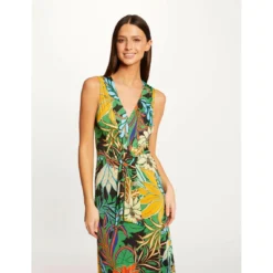 MORGAN Robe Longue Droite Imprimé Végétal | 3 SUISSES 9 MORGAN Robe Longue Droite Imprimé Végétal | 3 SUISSES -Promos Robe Mirage Magasin robe longue droite imprime vegetal multico 3507636 6982258 58 1140x1140
