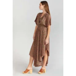 LE TEMPS DES CERISES Robe Longue Droite YAKA | 3 SUISSES -Promos Robe Mirage Magasin robe longue droite yaka 3518228 7028762 62 1140x1140