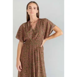 LE TEMPS DES CERISES Robe Longue Droite YAKA | 3 SUISSES -Promos Robe Mirage Magasin robe longue droite yaka 3518228 7028764 64 1140x1140