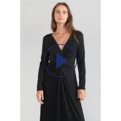 LE TEMPS DES CERISES Robe Longue Droite YAMA | 3 SUISSES -Promos Robe Mirage Magasin robe longue droite yama 3518216 7028674 74 1140x1140